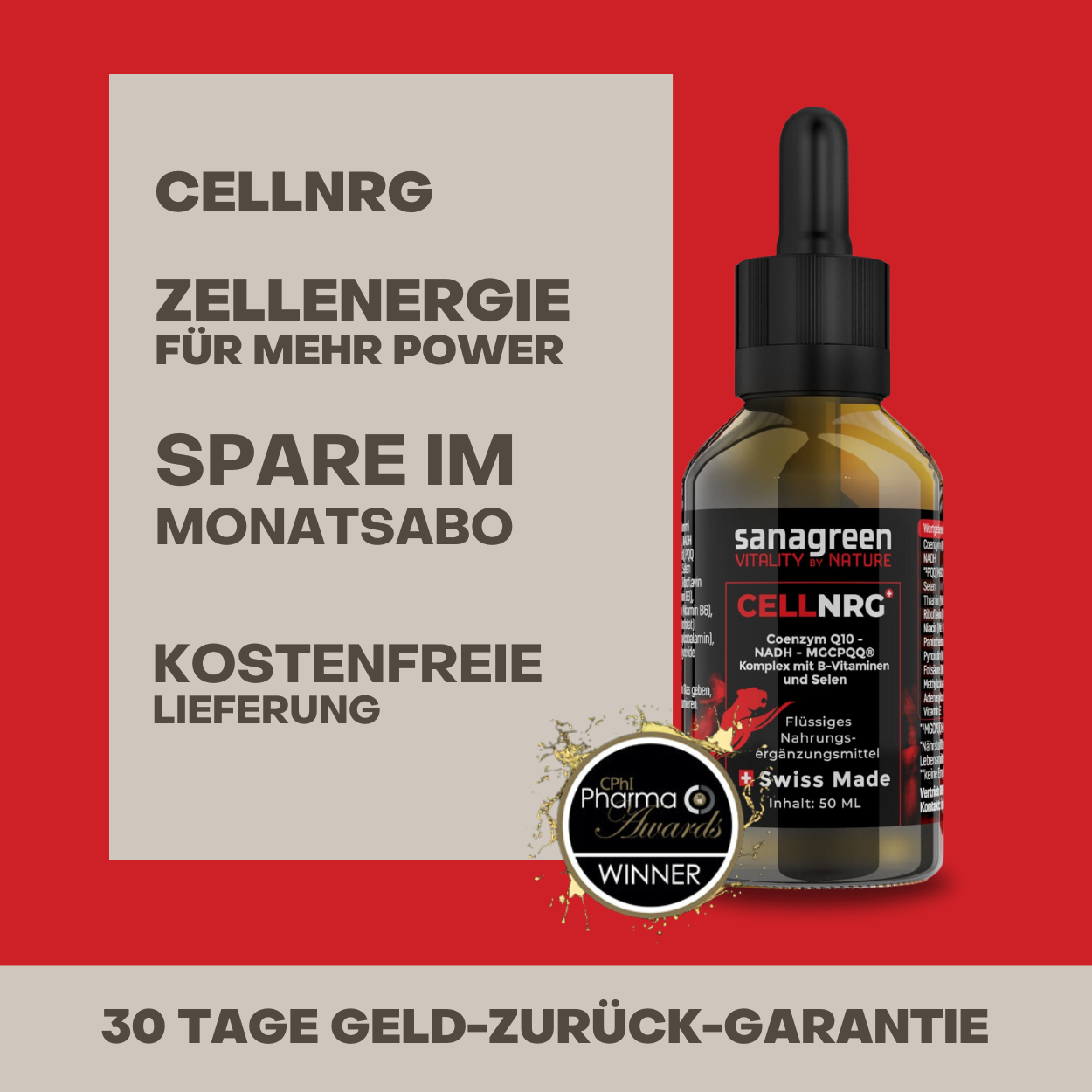 CELLNRG - Vitale Zellen. Mehr Energie.