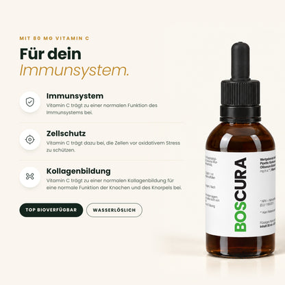 BOSCURA mit Vitamin C für Immunsystem, Zellschutz und Kollagenbildung