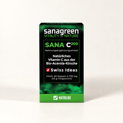 SANAC200 Faltschachtel, Vorderseite